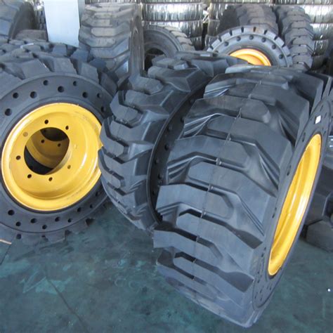 skid steer tires and rims|solid bobcat tires and rims.